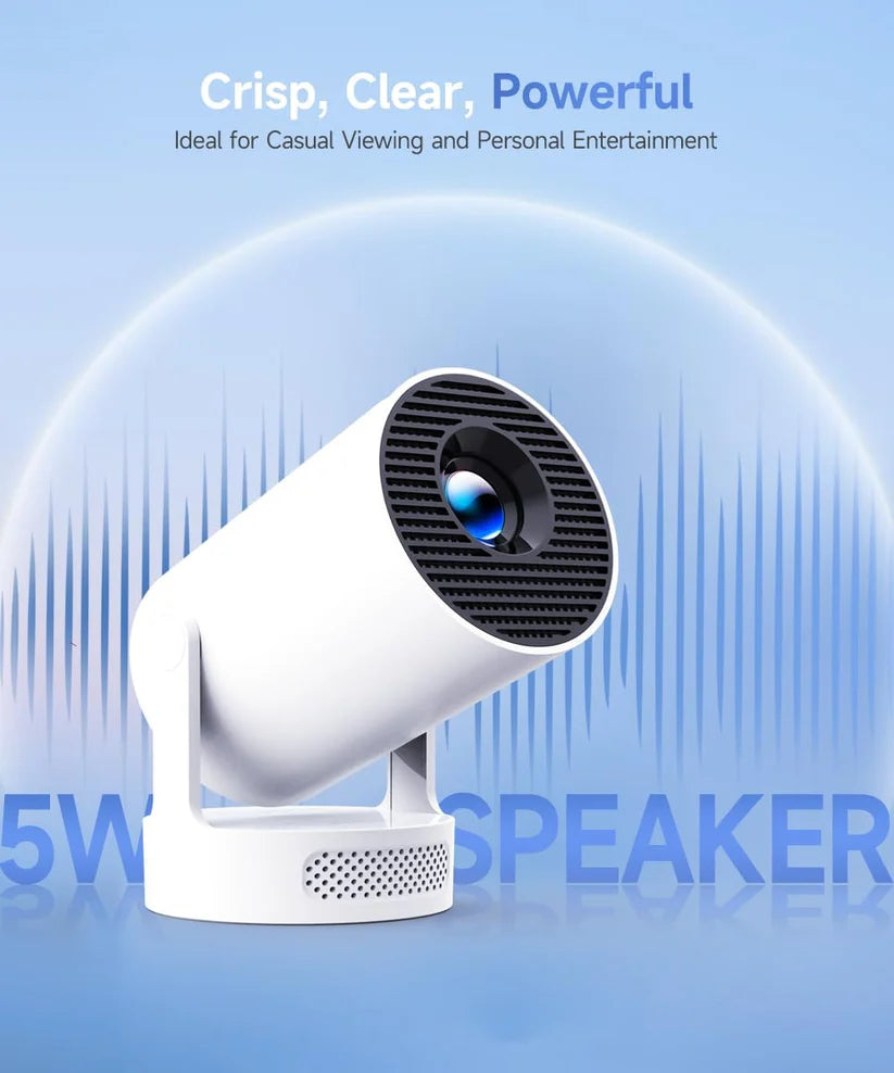 VistaCast Mini 210° Smart Projector with Large-Screen Display